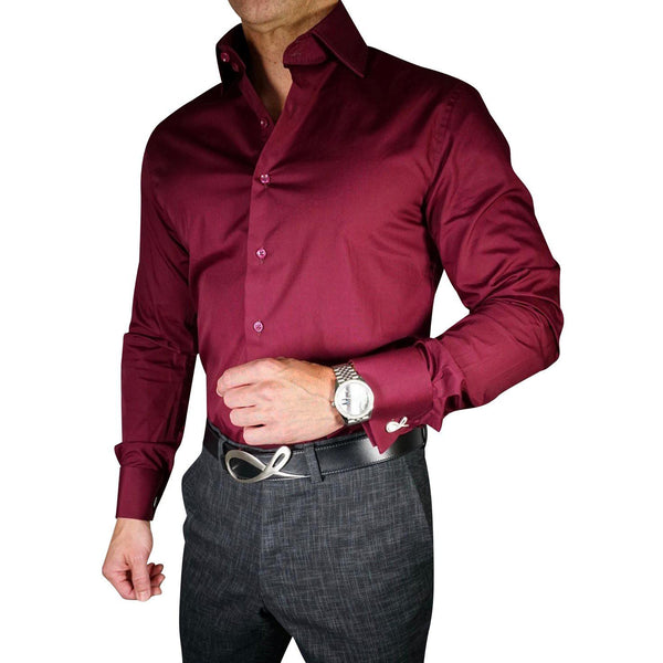 Burgundy Dress Shirt